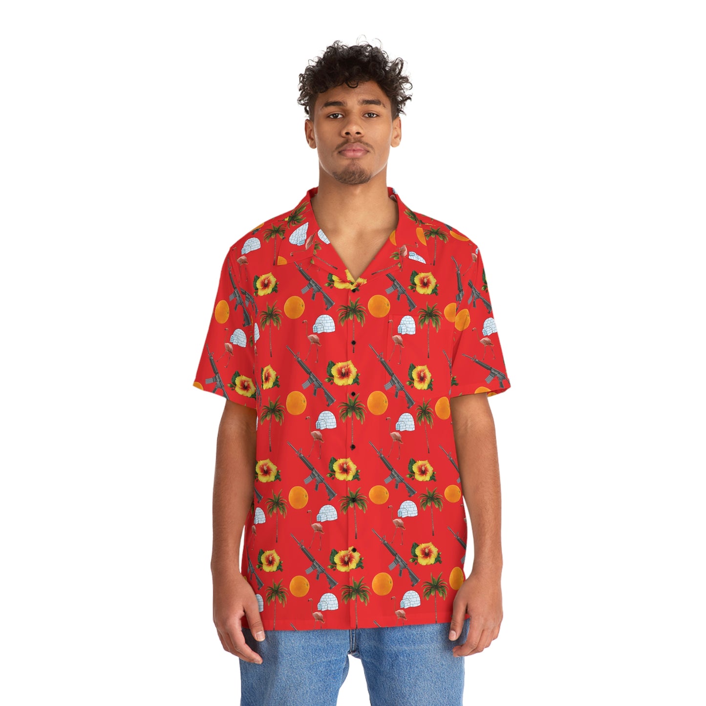 Florida Big Igloo Men's Hawaiian Shirt
