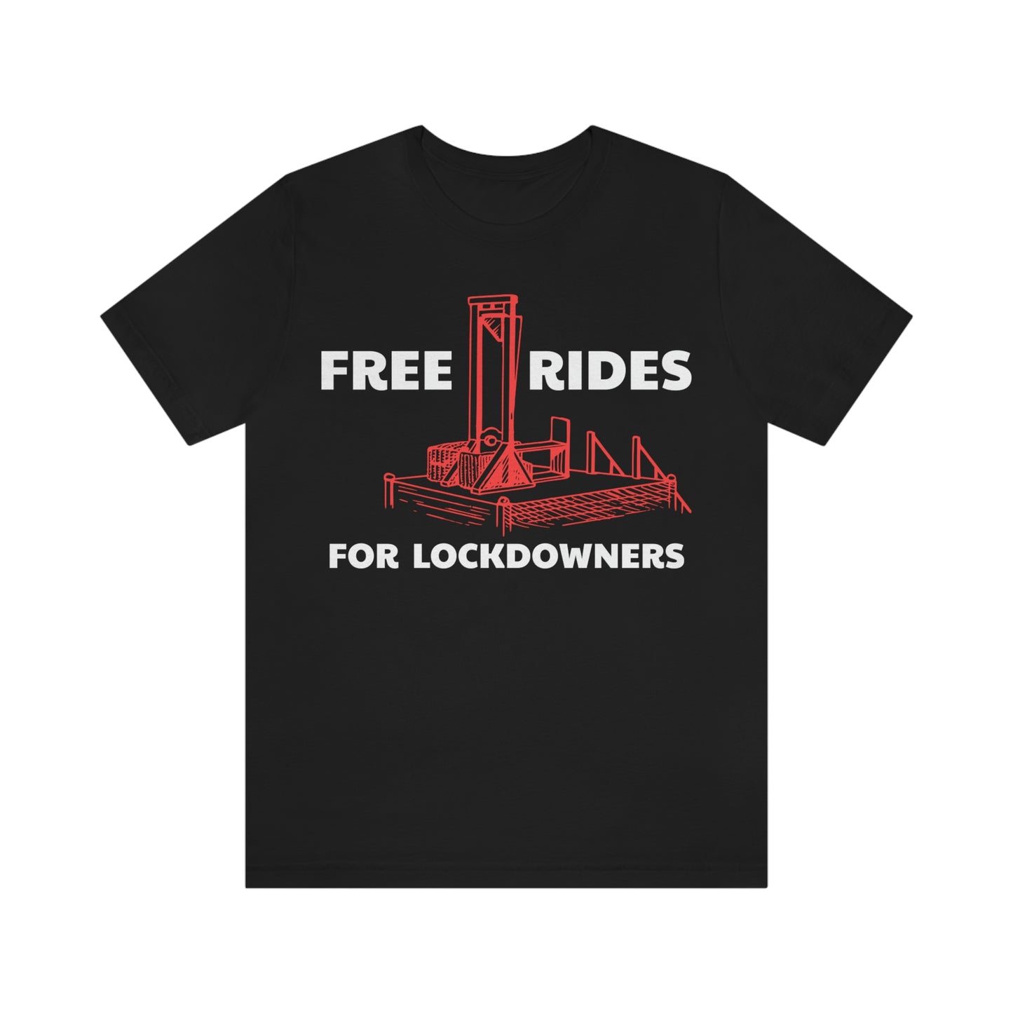 Free Rides for Lockdowners: Unisex Jersey Short Sleeve Tee