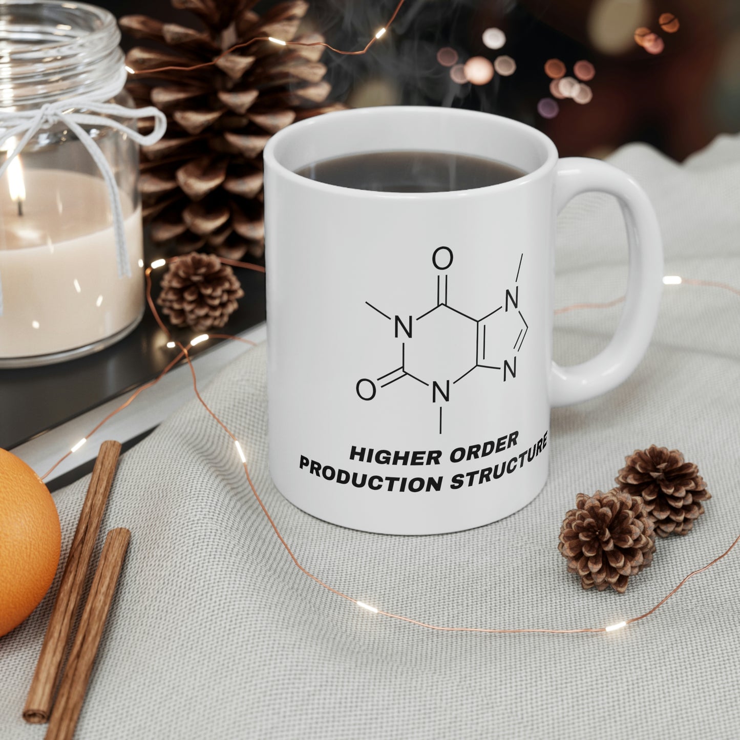Higher Order Production Structure Caffeine Mug